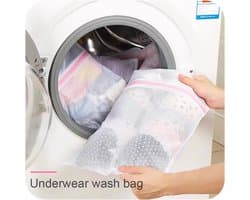 CHPN - Waszak - Wasnetje - Kleine Waszak - 30/40CM - Met rits - Lingerienetje - Lingeriezakje - Wasmachine netje - Veilig wassen — afbeelding 1