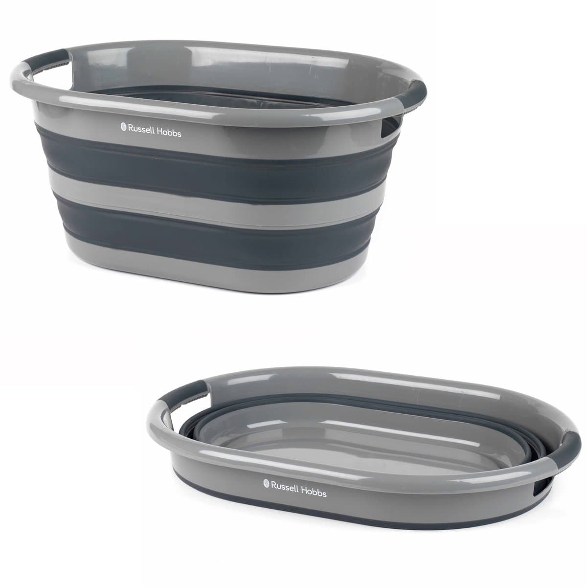 Russell Hobbs Opvouwbare Wasmand – 27L | Gemakkelijk vast te houden — afbeelding 1