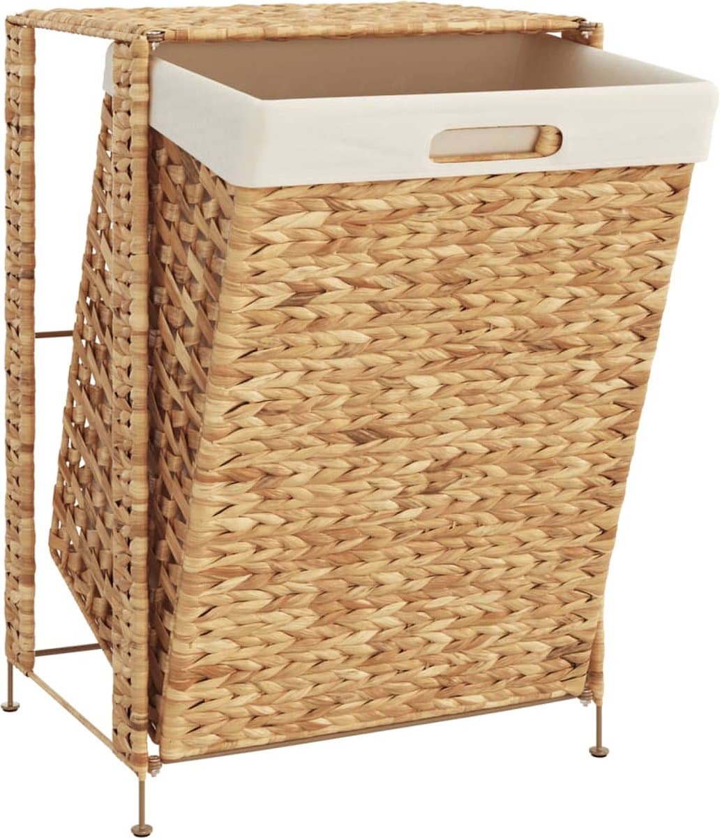 vidaXL - Wasmand - 44x34x64 - cm - waterhyacint — afbeelding 1