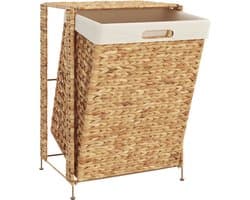 vidaXL - Wasmand - 44x34x64 - cm - waterhyacint