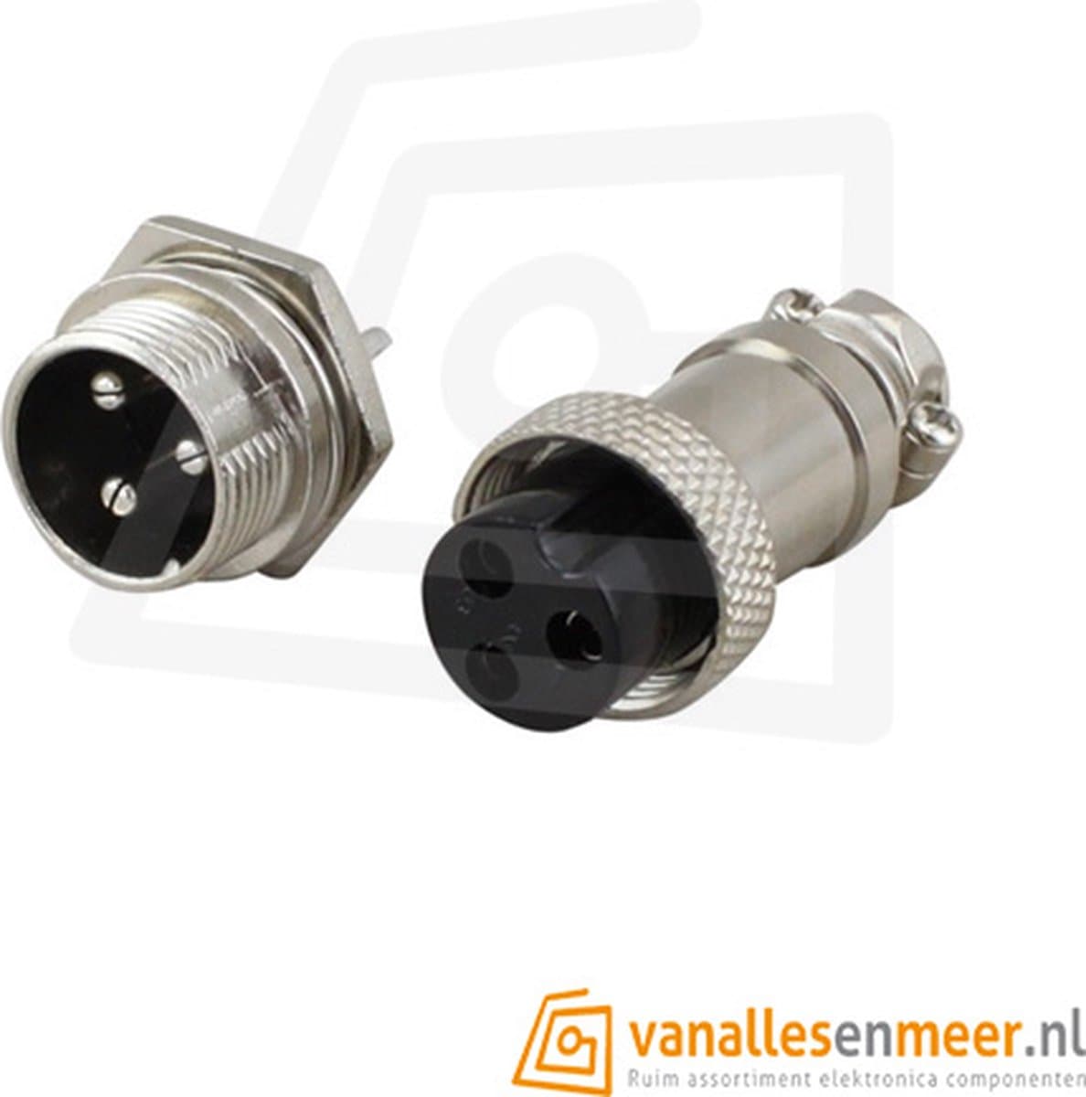 GX16-3 CONNECTOR, 3 PINS — afbeelding 1