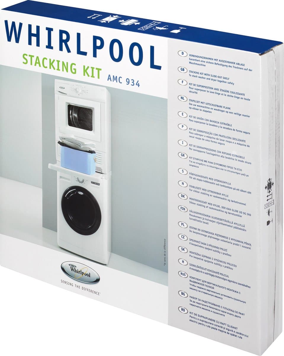 Wpro SKS100 – Stapelkit met uitschuifbaar plateau - Universeel - 60 x 60 cm — afbeelding 1