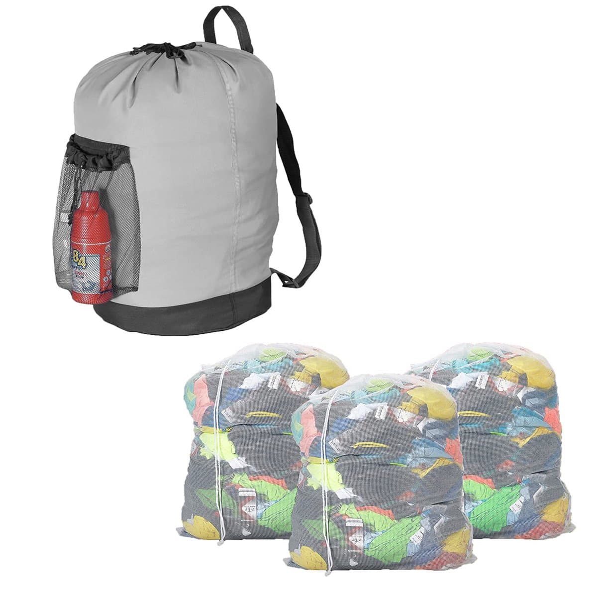 carmdering - Wasrugzak – Ruime Waterbestendige Zak | Verstelbare Schouderbanden & Opbergvakken | Ideaal voor Camping, Studenten & Thuisgebruik — afbeelding 1