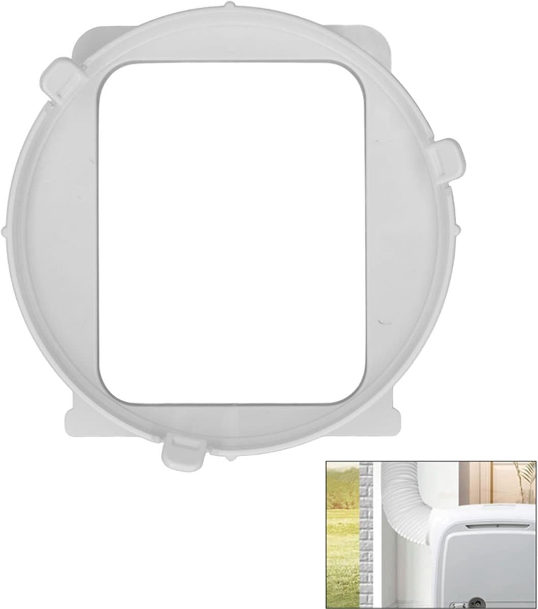 1 stuk - Aansluiting voor draagbare airconditioner - Adapter voor afvoerslang van airconditioner - Aansluiting/interface voor afvoerslang van de KY25 draagbare airconditioner - Buitendiameter 15 cm - Binnendiameter 12,3 x 9,5 cm - Wit — afbeelding 1