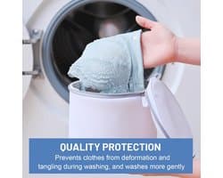 Waszakken Set - Diverse Maten - Veilig met Ritssluiting - Beschermt Fijne Was - Voor Kleding en Beddengoed
