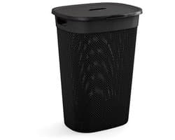 Curver Filo Wasmand met deksel 55L - Antraciet