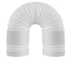 Afvoerslang - Ventilatiebuis - Mobiele Airco - Flexibel PVC - 150mm x 2m - Grijs