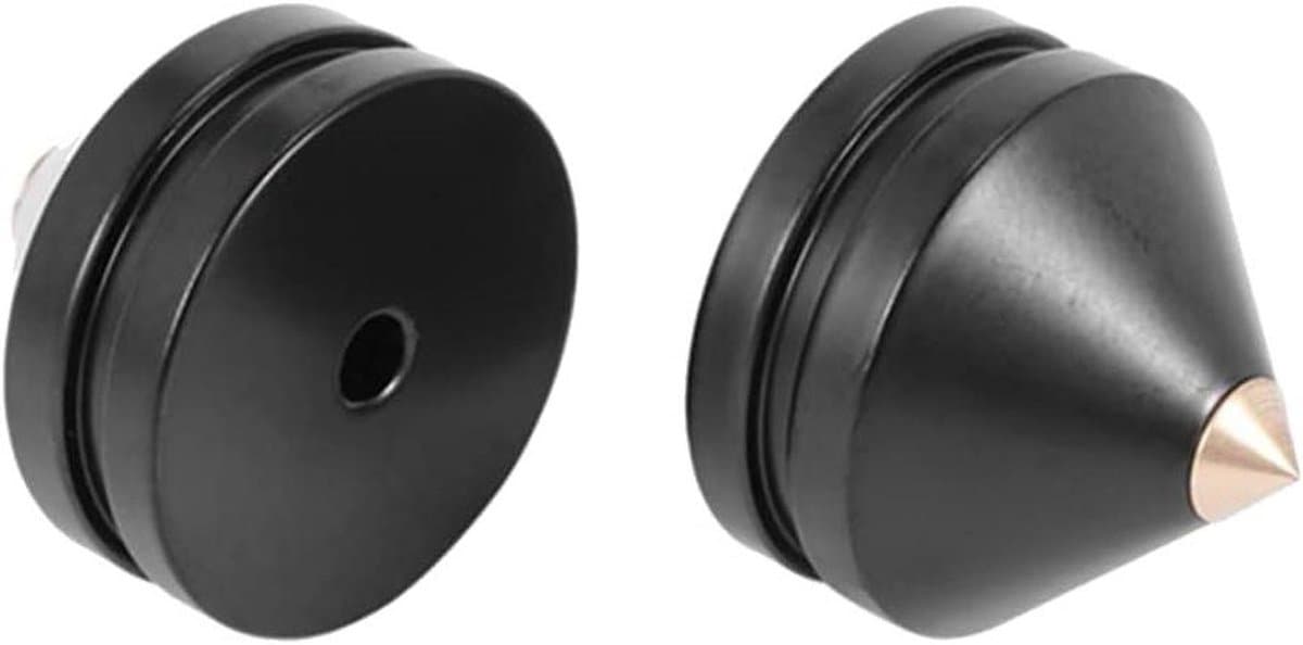 Luidspreker Voetjes - Demper Pinnen - Audio Verbetering - Trillingsonderdrukking - 2.2 x 2 cm - Zwart — afbeelding 1