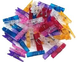 Mini Wasknijpers - Kleine Clips - Kleding Droge - Heldere Kleuren - 3.5 cm - Willekeurig