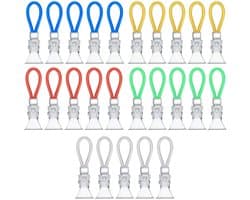 Dailygoods- Handdoekclips 25 Stuks - Handdoekhouder - Handdoekklemmen - Ophanghaakjes - Roestvrij Staal - Duurzaam Design - Handdoekhangers