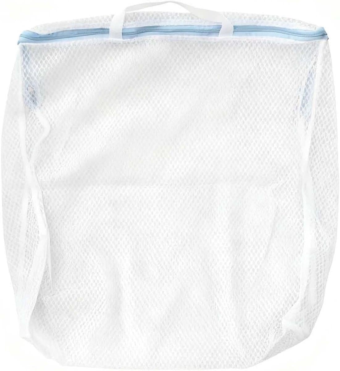 Set van 3 Herbruikbare Waszakken, Grote Wasnetten voor Wasmachine met Rits, Reiswaszakken met Handvatten, 50 x 60 cm en 17 x 15 cm, Ideaal voor Kleding en Ondergoed — afbeelding 1