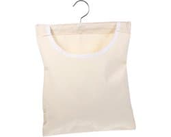 Wasknijper Opbergtas - Kledingclip Houder - Wasgoed Organiseren - Duurzaam Canvas Materiaal - 35x27x1 cm - Beige