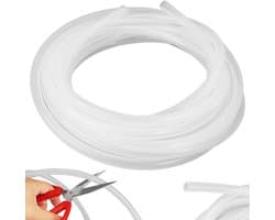 Flexibele Siliconen Slang van 5m, Voedselveilige Hulpstukken, Hoge Temperatuur Weerstand, Ideaal voor Afvoer en Irrigatie, 8mm ID en 10mm OD