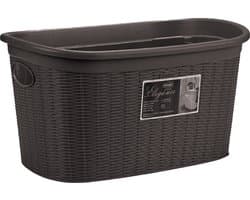 Stefanplast Wasmand Elegant 35 Liter 57,5 X 37 X 26 Cm Bruin