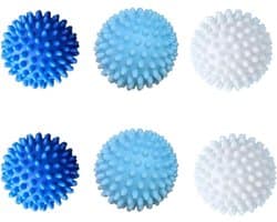 6 stuks machinewasballen voor pluizige was - set van wasmachineballen voor huishoudelijke was reinigen