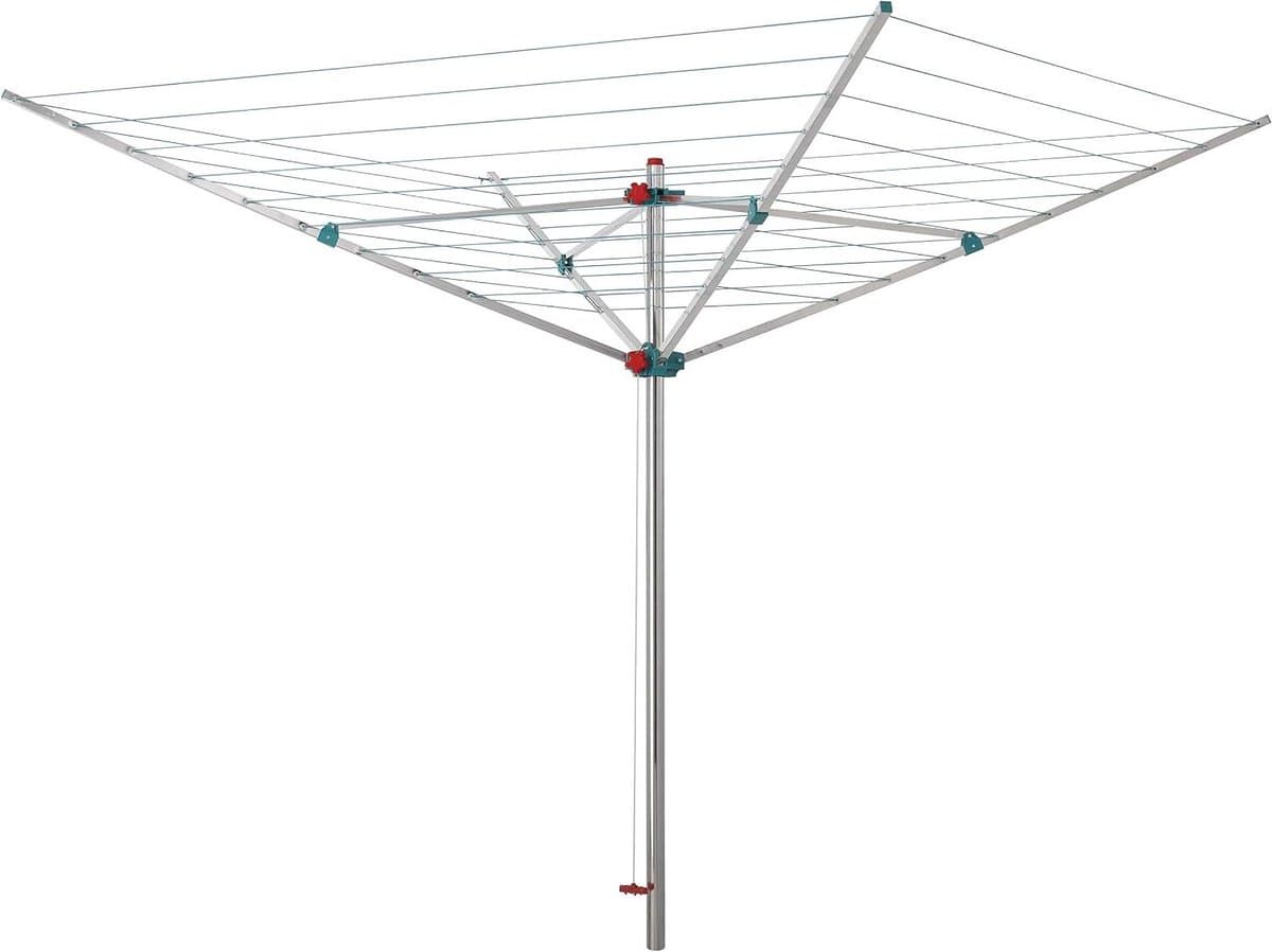 Droogmolen XL - Wasrek buiten - Was drogen - Innovatieve constructie - 40 meter lijn - Zilver — afbeelding 1