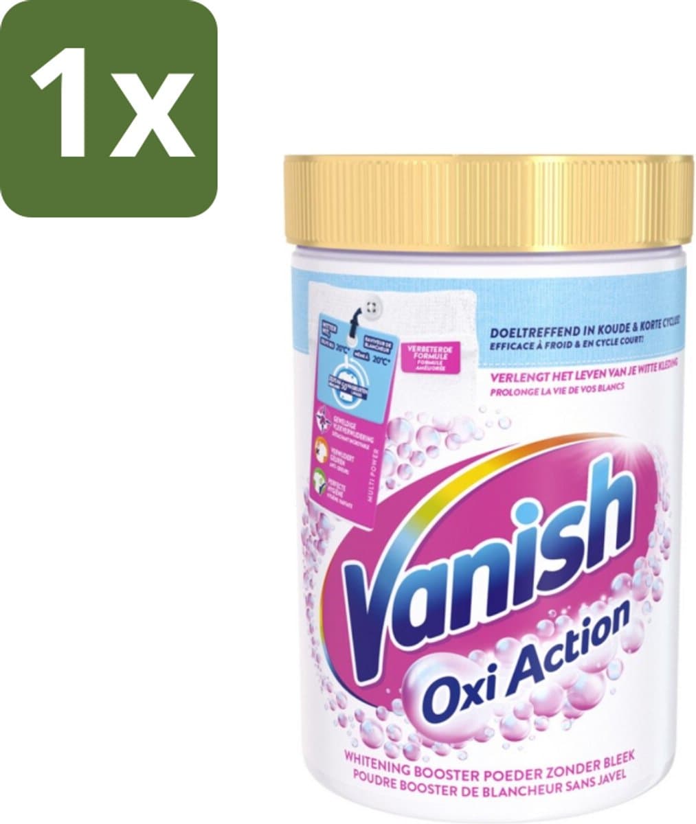 Vanish Oxi Action - Vlekkenverwijderaar Poeder - Witte Was - 710 Gram - 1 stuk — afbeelding 1