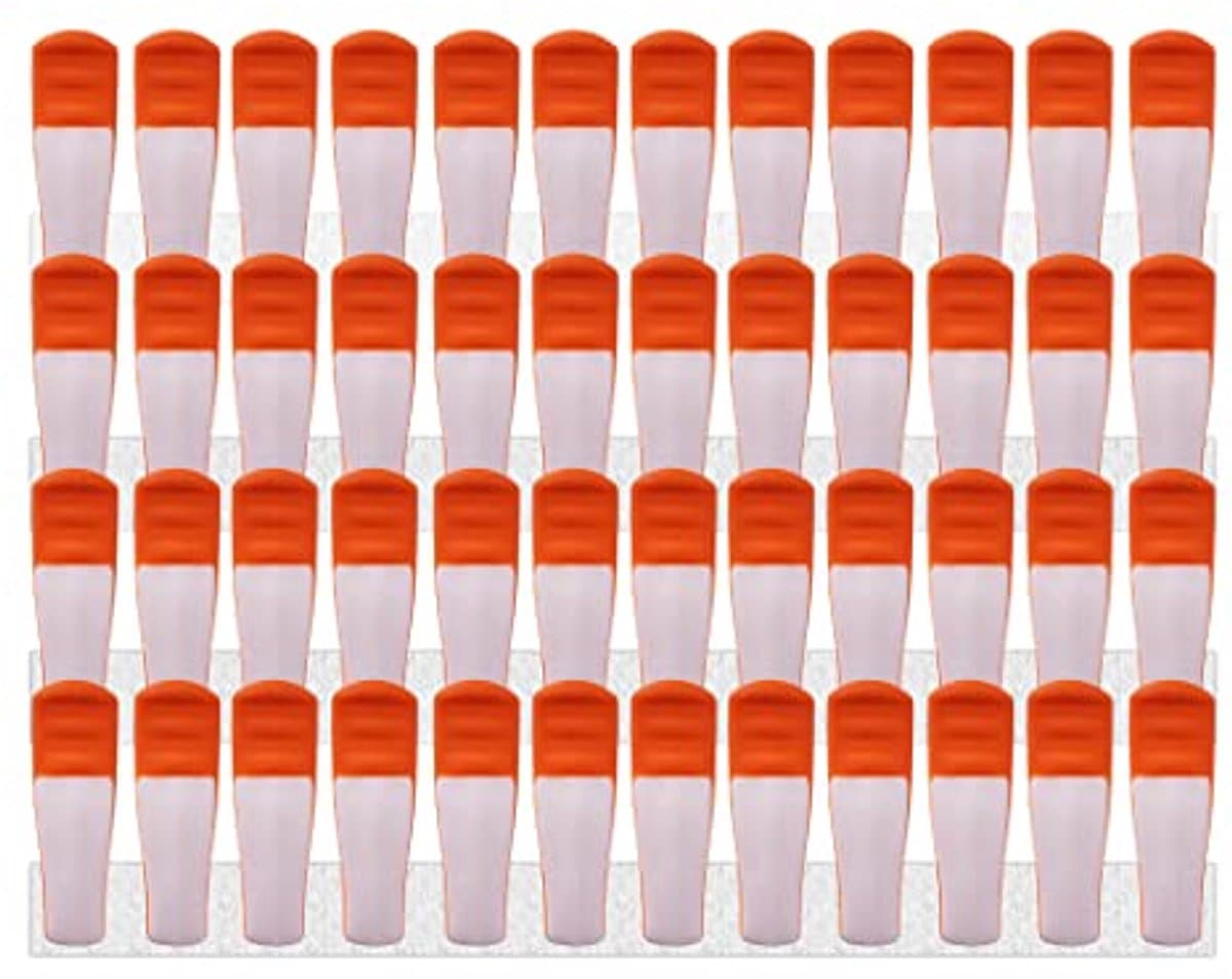 48 wasknijpers met softgrip voor gevoelige kleding — afbeelding 1