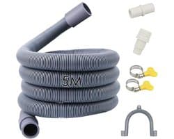 Afvoerslang voor Wasmachine en Droger - Verlengsnoer voor Vaatwasser (1/1.5/2/2.5/3/4/5 m)