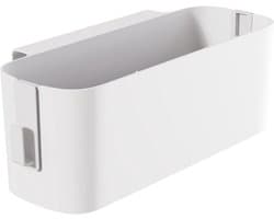 QTTVBTNA -Hangend Nachtkastje met Organizer – Compact & Ruim – Opbergruimte voor Boeken, Telefoon & Accessoires