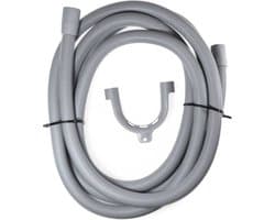 Dparts afvoerslang 4m - 19x22mm - voor wasmachine en vaatwasser - inclusief bocht - afvoer waterslang - 400cm - 4 meter