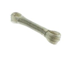 Waslijn van 20 m - Extra sterke stalen kern - Geschikt voor huis, tuin en camping - Waslijn van 2 mm staal
