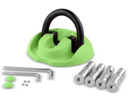 Wandanker - Vloeranker Beugel - Diefstalpreventie Motor - ART 4 Gecertificeerd - 15x15x5 cm - Groen