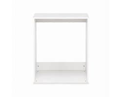The White Stone Droger Ombouw Ruimtebesparend | Beschermkast voor Wasdroger voor Wasruimte | Ombouwmeubel voor Droger voor Badkamer en Wasruimte Wit