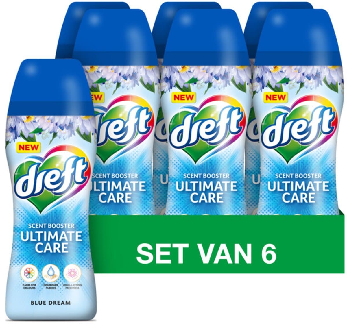Dreft Ultimate Care Blue Dream Geurbooster (Voordeelverpakking) - 6 x 210 g — afbeelding 1