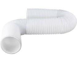 Afvoerslang Airco - Flexibel Ventilatiekanaal - Mobiele Airco - Verstelbare Lengte - Diameter 13/15cm - Wit