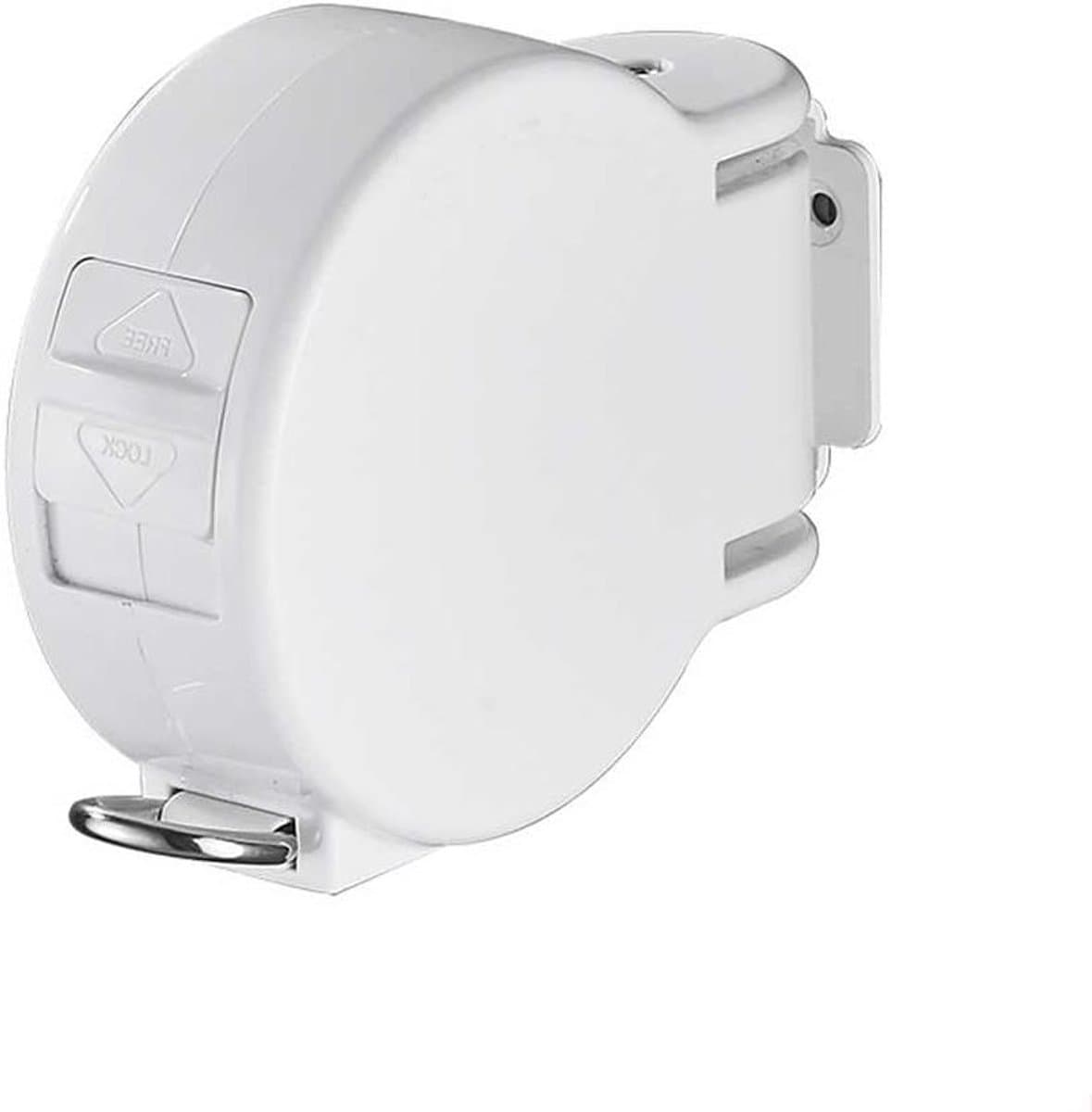Intrekbare Waslijn - Kledinglijn Reel - Kleding Drogen - Automatische Ingetrokken - 4.2 Meter - Wit — afbeelding 1