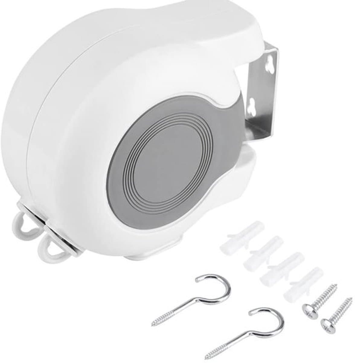 Dailygoods- Waslijn 13 m - Draagbaar - Uittrekbaar - Wanddroogrek — afbeelding 1