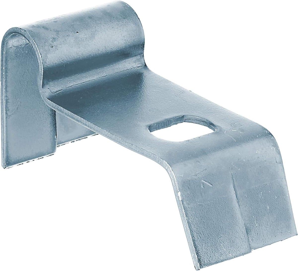 Bodemstop Grondanker - Betonanker Staal - Hekwerk Plaatsen - Voor Beton Storten - 50 x 40 mm - Zinkgeel — afbeelding 1