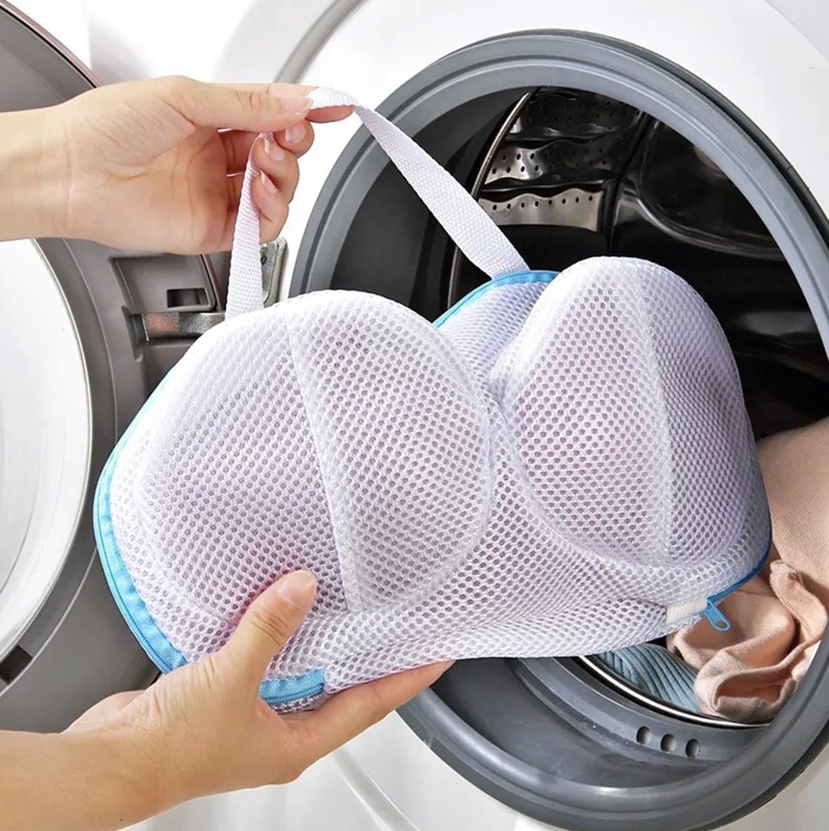 Waszak Speciaal Voor Je BH I Lingerie Wasnet I Beschermt Beha Tegen Beschadigingen En Kreuken| Waszak Wasmachine I Voor BH Met En Zonder Beugel I Met Rits — afbeelding 1