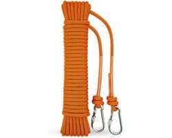 Waslijn Touw - Sterk Buiten Touw - Droog Kleding - Met Dubbele Haken - 10 Meter