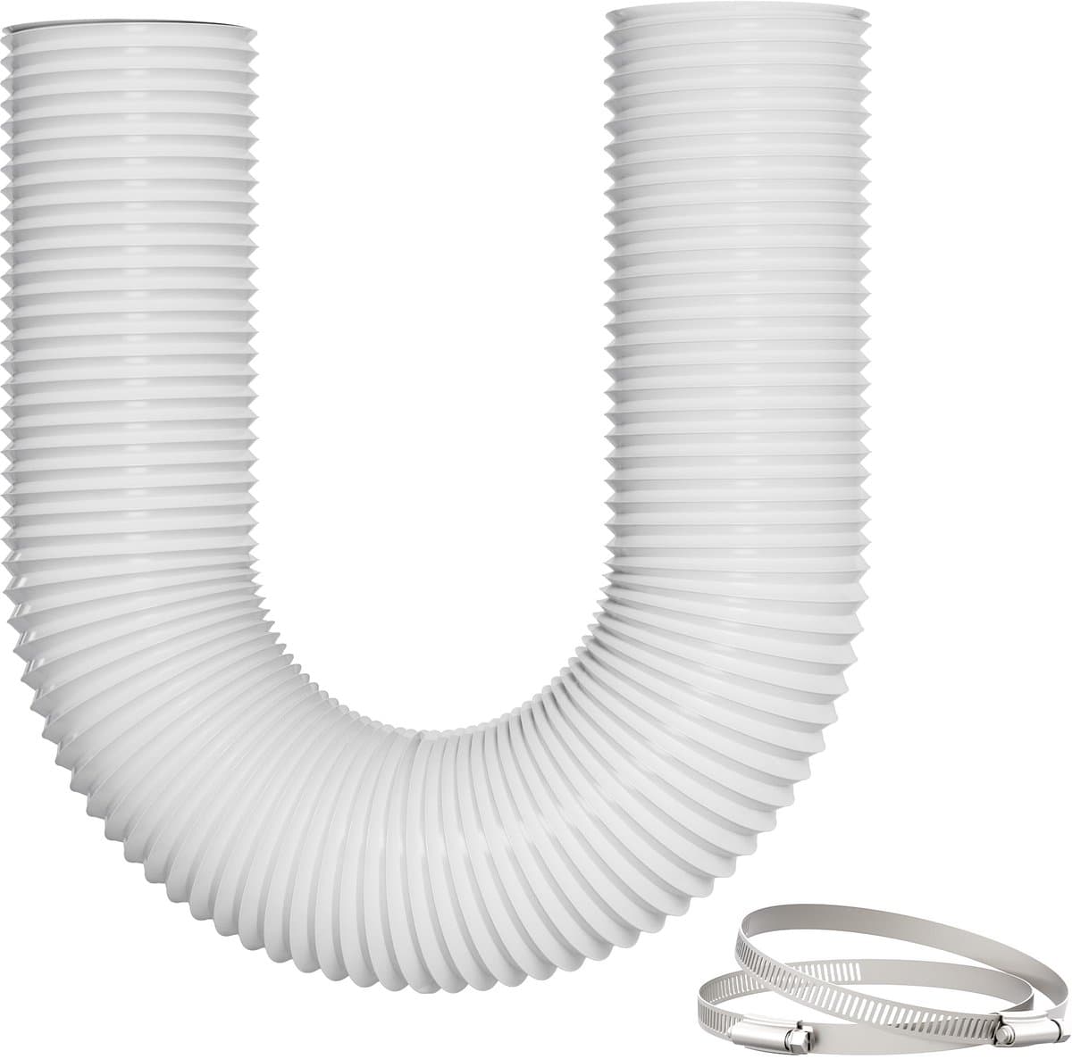 Afzuigslang - Hittebestendig en Geluidsdempend - 150mm x 2,5m met RVS Klemmen — afbeelding 1