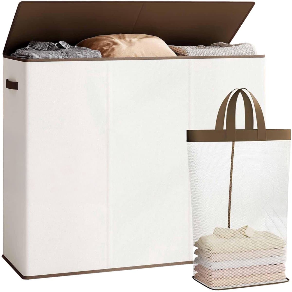 Thuys – Wasmand 3 Vakken – Wassorteerder – 180L — afbeelding 1