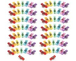 Stoffen clips voor naaien en quilten - neonkleuren, 100 stuks