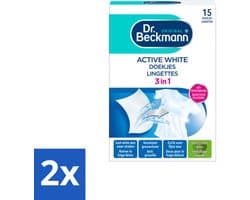 Dr. Beckmann Active White Sheets 15 stuks per verpakking - Voordeelverpakking - 2 stuks