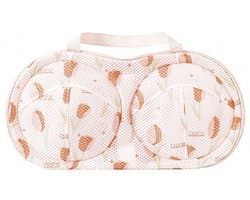 Premie BH Waszakken - 2 stuks BH Wasnetje Voor Wasgoed - Anti-Vervorming - Waszakje Lingerie - Met Rits - voor Wasmachine - Tulppatroon