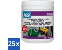 HG Wasmiddel Toevoeging Tegen Nare Geuren In Sportkleding 500 gr - Bulkverpakking - 25 stuks