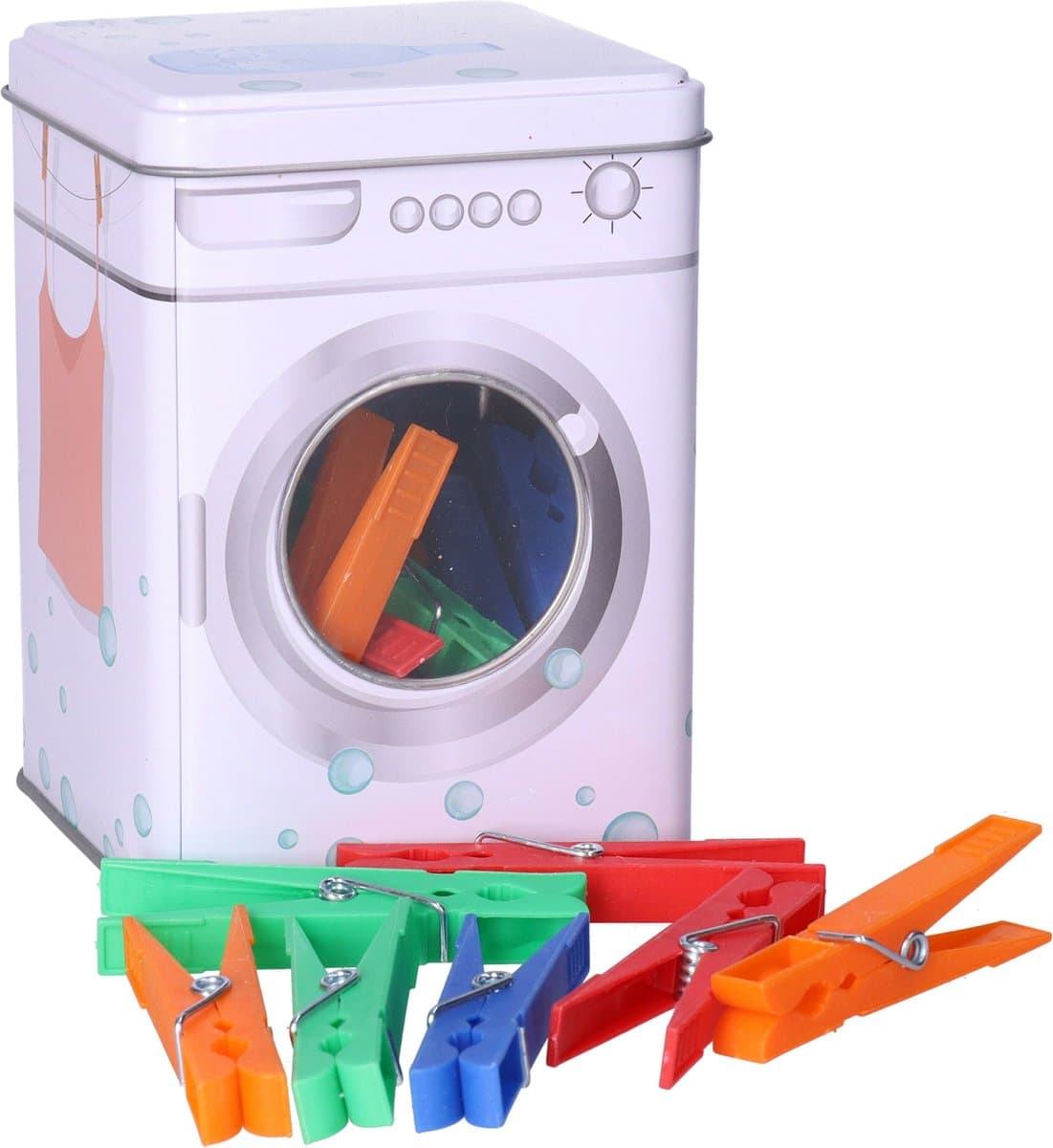 Kunststof wasknijpers - 24x - 4 kleuren per set - 8 cm — afbeelding 1