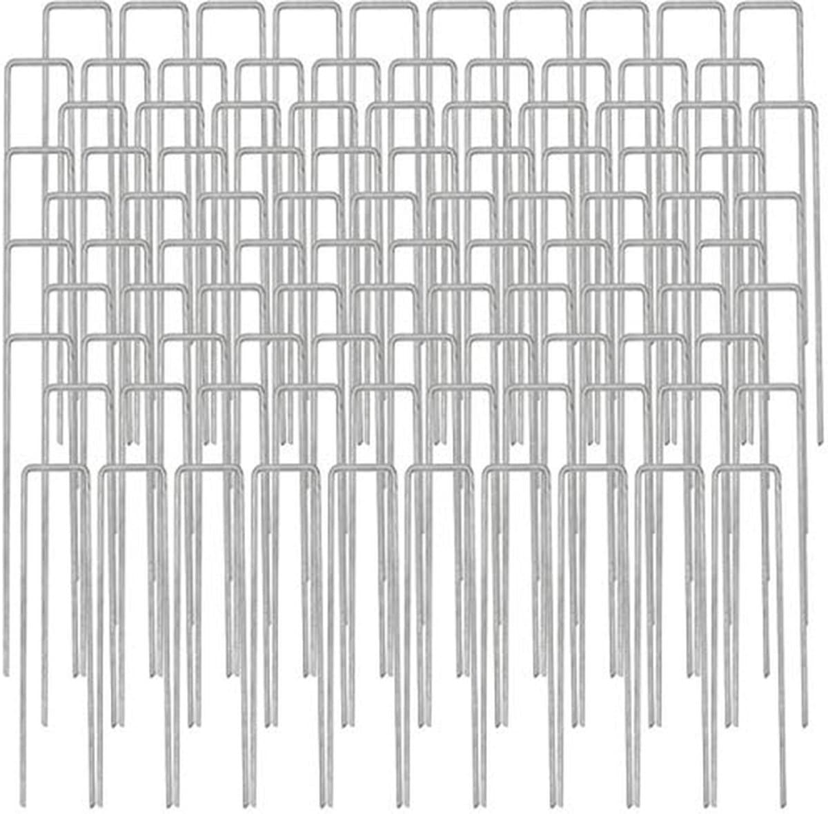 Grondankers Staal - Haringen Bodemanker - Tuin Vastzetten - Extra Sterk 3mm - 150x25mm - Verzinkt — afbeelding 1