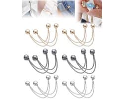 Dailygoods- Wasknijpers Magnetisch - Multifunctionele Kledingclips - Kledingclips voor Hijab - Sterke Magneten - Eenvoudig te Gebruiken - Elegante Look