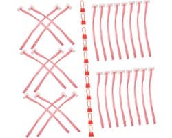 Herbruikbare Netzakken - Productenzakken Groentezakken - Voedsel Opslag - Scheurvast Nylon Materiaal - 44 cm - Groen
