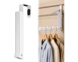 Opvouwbaar Magnetisch Droogrek - Wit - Voor Over De Deur - Ruimtebesparende Kledinghanger - Voor Wasruimtes en Badkamers