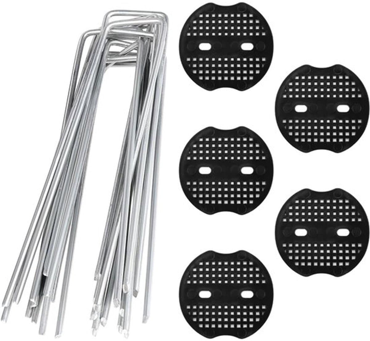 Dailygoody - Haringen - Grondankers - Duurzaam en roestvrij - 20 stuks - Voor tuin — afbeelding 1