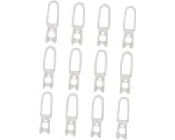 Kledingklemmen - Wasknijpers - Kleding Drogen - Sterke Antislip Klem - 7.2 CM - Wit