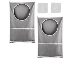 Waszak Waterdicht - Hangende Waszak - Grote Capaciteit - Polyester - 50 x 77 cm - Ruimtebesparend Ontwerp - Wasmand