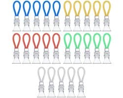 Handdoekclips 25 Stuks - Handdoekhouder - Handdoekklemmen - Ophanghaakjes - Roestvrij Staal - Duurzaam Design - Handdoekhangers